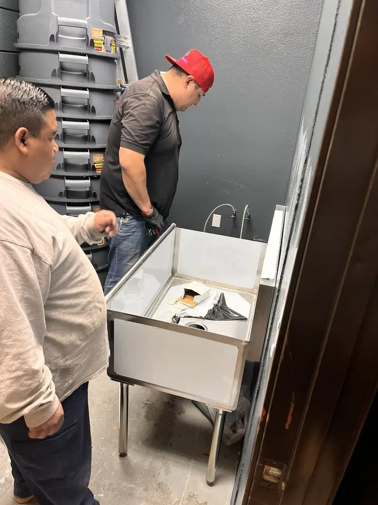 Commercial plumbing and sink installation in Clemmons West